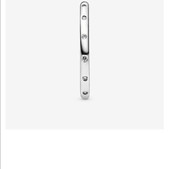 Pandora Simple Sparking Eternity Band Ring - Picture 3 of 7